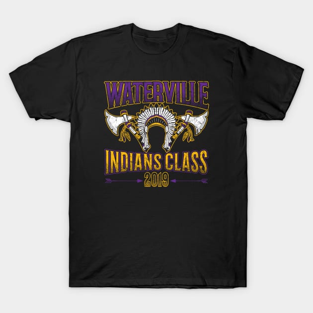 Waterville Indians Class of 2019 Student T-Shirt by stockwell315designs